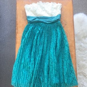 Betsey Johnson strapless cocktail dress